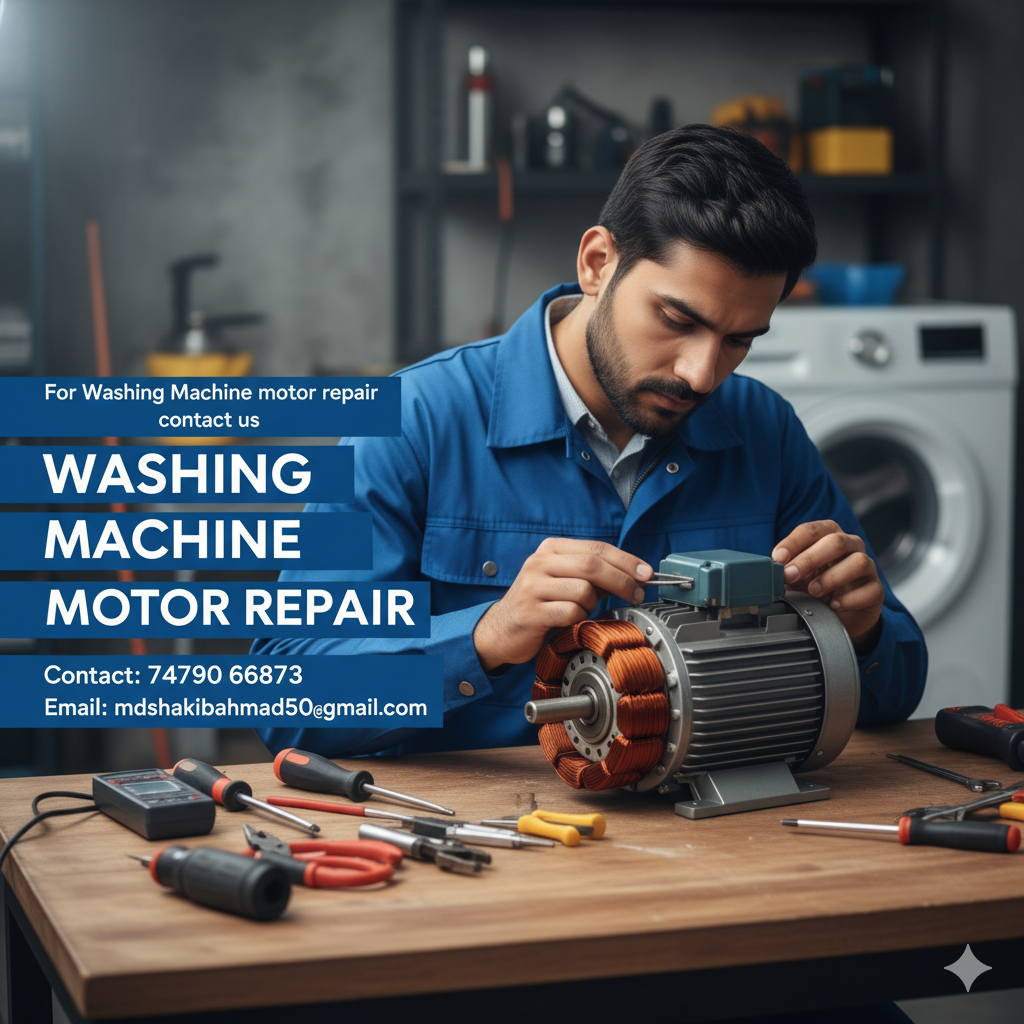 WASHING MACHINE MOTOR REPAIRING
