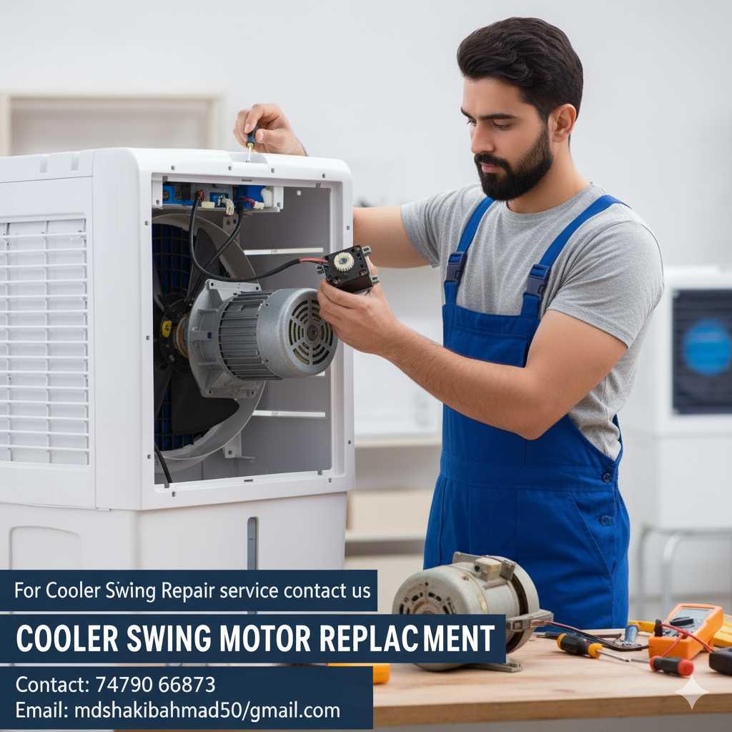 COOLER SWING MOTOR REPLACEMENT